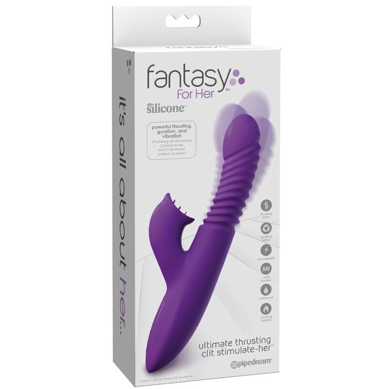 FANTASY FOR HER - STIMOLATORE DEL CLITORIDE CON OSCILLAZIONE DEL CALORE E FUNZIONE VIBRAZIONE VIOLA - FANTASY FOR HER | Lingerie Harness Boutique