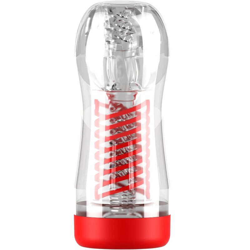 PDX ELITE - STROKER VIEWTUBE 2 COMPRESSIONE SPIRALE TRASPARENTE - PDX ELITE | Lingerie Harness Boutique