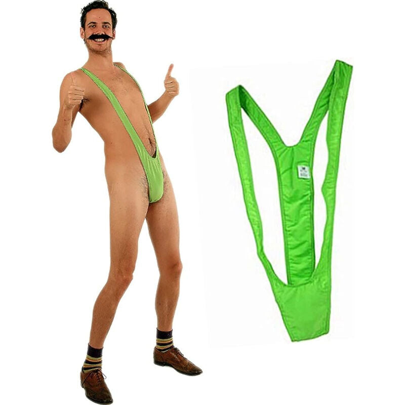DIABLO PICANTE - TRIKINI VERDE DA UOMO - DIABLO PICANTE | Lingerie Harness Boutique