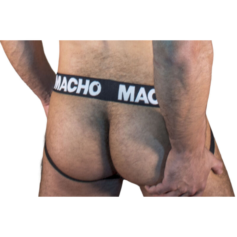 MACHO - MX25NN JOCK NERO TAGLIA XL - MACHO UNDERWEAR | Lingerie Harness Boutique