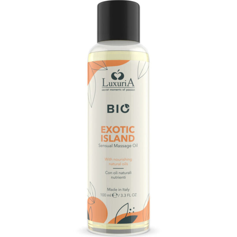 INTIMATELINE LUXURIA - OLIO DA MASSAGGIO BIO ISOLA ESOTICA 100 ML - INTIMATELINE LUXURIA | Lingerie Harness Boutique