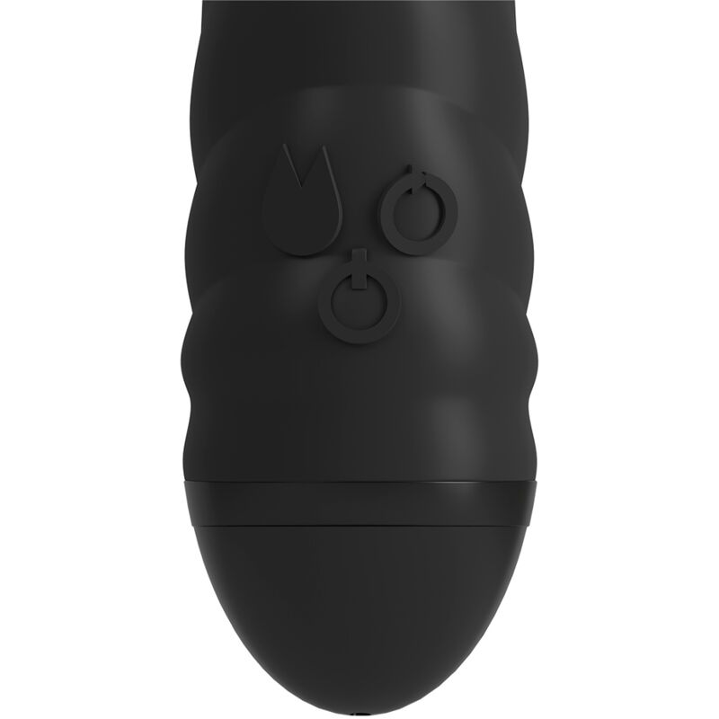 ADRIEN LASTIC - VIBRATORE TWISTER E MASSAGGIATORE ROTATORE CONIGLIO NERO - ADRIEN LASTIC | Lingerie Harness Boutique