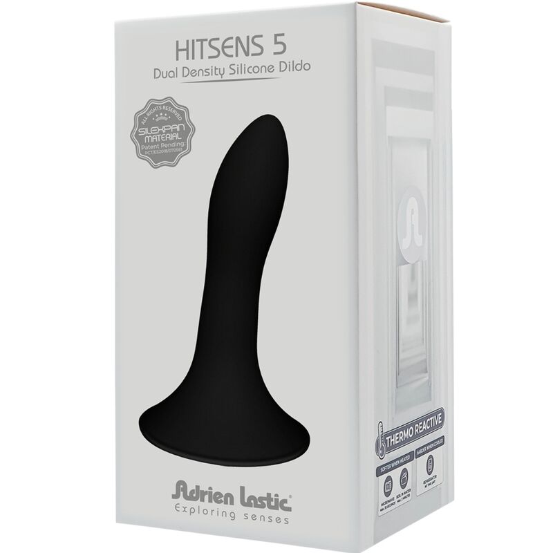ADRIEN LASTIC - HITSENS 5 DILDO IN SILICONE NERO - ADRIEN LASTIC | Lingerie Harness Boutique