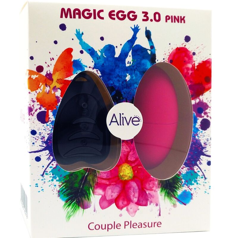 ALIVE - MAGIC EGG 3.0 TELECOMANDO UOVO VIBRANTE ROSA - ALIVE | Lingerie Harness Boutique