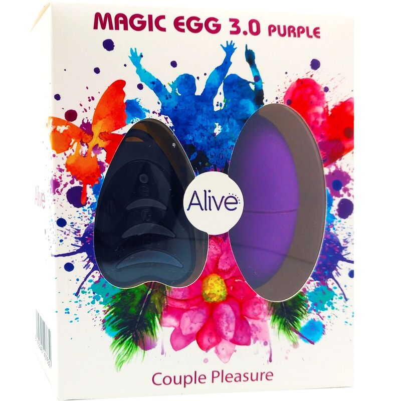 ALIVE - MAGIC EGG 3.0 UOVO VIBRANTE TELECOMANDO VIOLA - ALIVE | Lingerie Harness Boutique