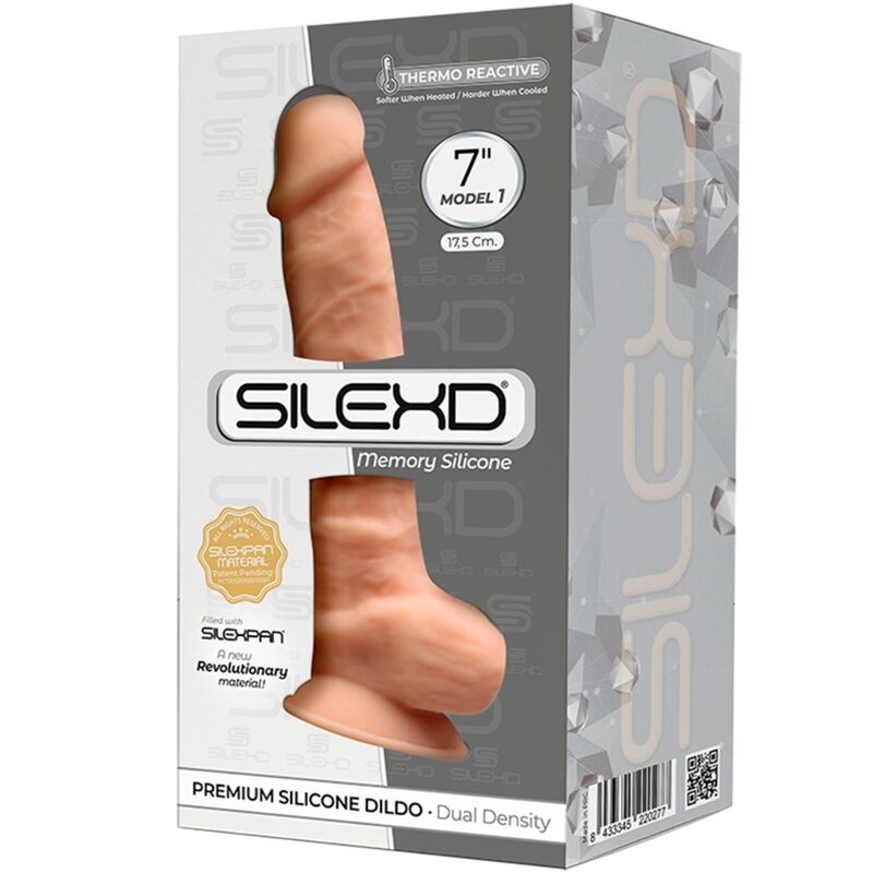 SILEXD - MODELLO 1 PENE REALISTICO PREMIUM SILEXPAN SILICONE 17.5 CM - SILEXD | Lingerie Harness Boutique