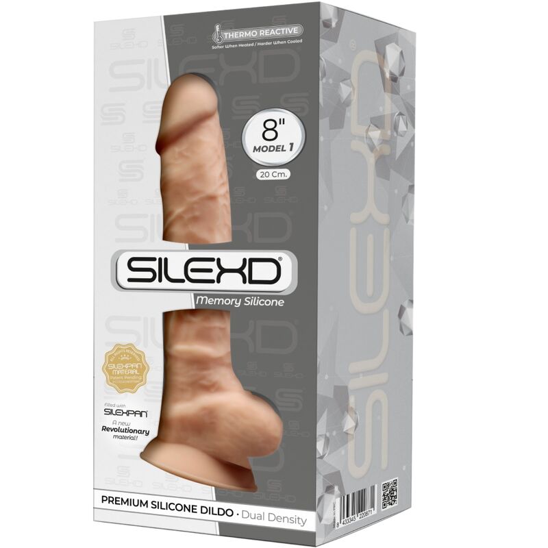 SILEXD - MODELLO 1 PENE REALISTICO PREMIUM SILEXPAN SILICONE 20 CM - SILEXD | Lingerie Harness Boutique