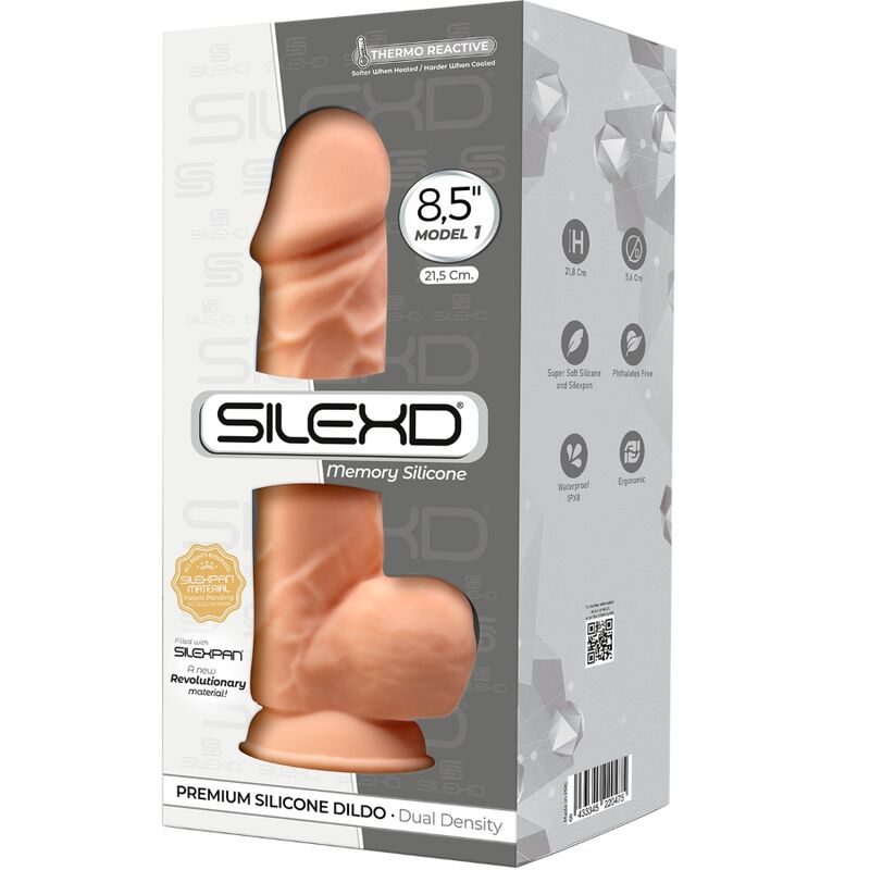 SILEXD - MODELLO 1 PENE REALISTICO PREMIUM SILEXPAN SILICONE 21.5 CM - SILEXD | Lingerie Harness Boutique
