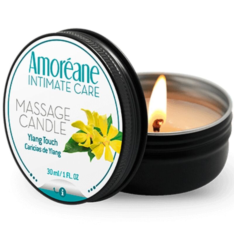 AMOREANE - CANDELA DA MASSAGGIO YLANG CARESSING 30 ML - AMOREANE | Lingerie Harness Boutique