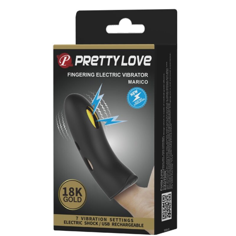 PRETTY LOVE - COPRIDITA PER ELETTROSTIMOLATORE MARICO NERO - PRETTY LOVE MALE | Lingerie Harness Boutique