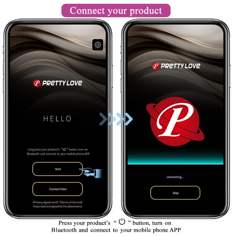 PRETTY LOVE - SFERE VIBRANTI RICARICABILI ELVIRA VIOLA - PRETTY LOVE SMART | Lingerie Harness Boutique