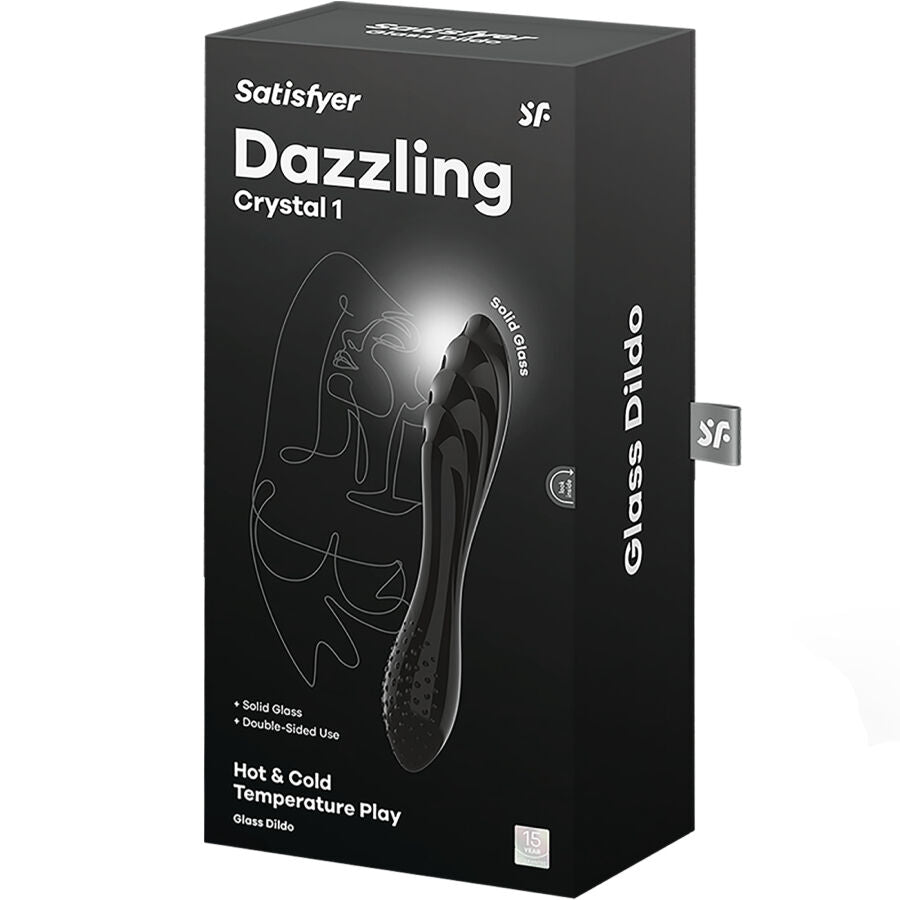 SATISFYER - NERO CRISTALLO ABBAGLIANTE - SATISFYER CRYSTAL | Lingerie Harness Boutique