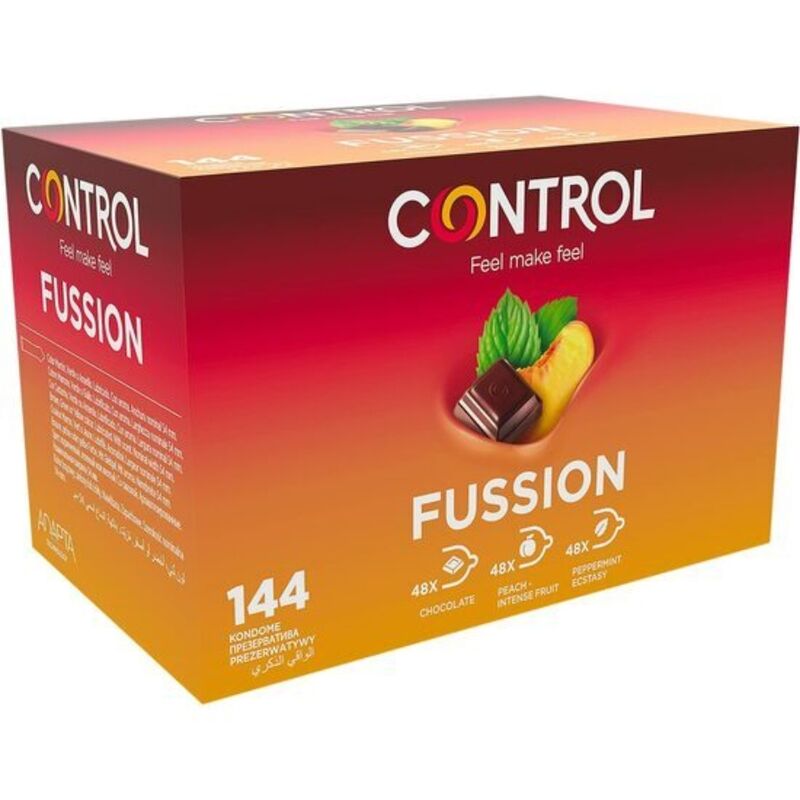 CONTROL - PRESERVATIVI ADAPTA FUSSION 144 UNITÀ - CONTROL CONDOMS | Lingerie Harness Boutique
