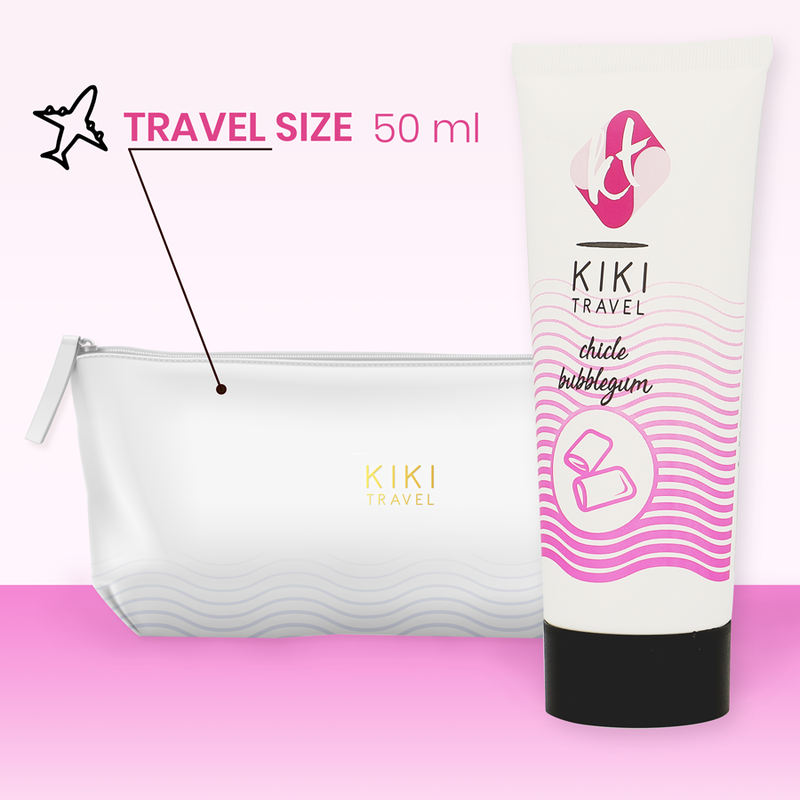 KIKÍ TRAVEL - FRAGOLA GUM LUBRIFICANTE 50 ML - KIKÍ TRAVEL | Lingerie Harness Boutique