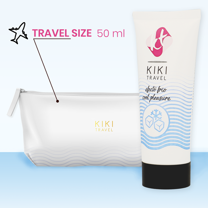 KIKÍ TRAVEL - LUBRIFICANTE EFFETTO RAFFREDDANTE 50 ML - KIKÍ TRAVEL | Lingerie Harness Boutique