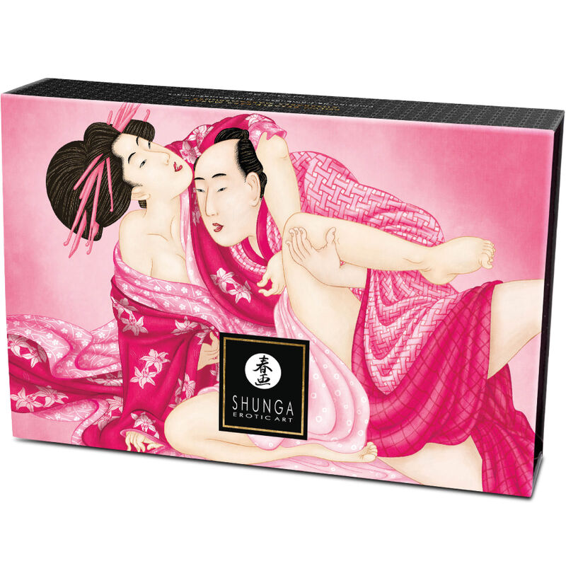 SHUNGA - KIT POLVERE DA MASSAGGIO ALIMENTARE LAMPONE - SHUNGA BODY POWER | Lingerie Harness Boutique