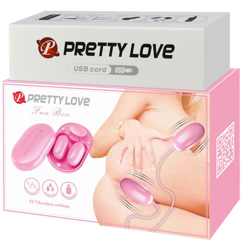 PRETTY LOVE - FUN BOX PALLETTO VIBRANTE ROSA - PRETTY LOVE FLIRTATION | Lingerie Harness Boutique