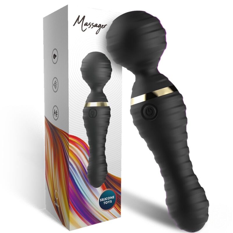 ARMONY - MASSAGGIATORE E VIBRATORE FREEDO PICCOLO NERO - ARMONY MASSAGERS | Lingerie Harness Boutique
