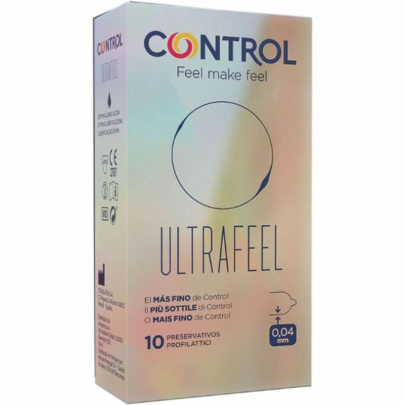 CONTROL - ADAPTA FINISSIMO ULTRAFEEL 10 UNITÀ - CONTROL CONDOMS | Lingerie Harness Boutique