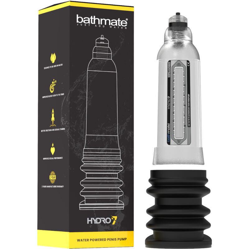 BATHMATE - HYDRO 7 HERCULES TRASPARENTE - BATHMATE | Lingerie Harness Boutique
