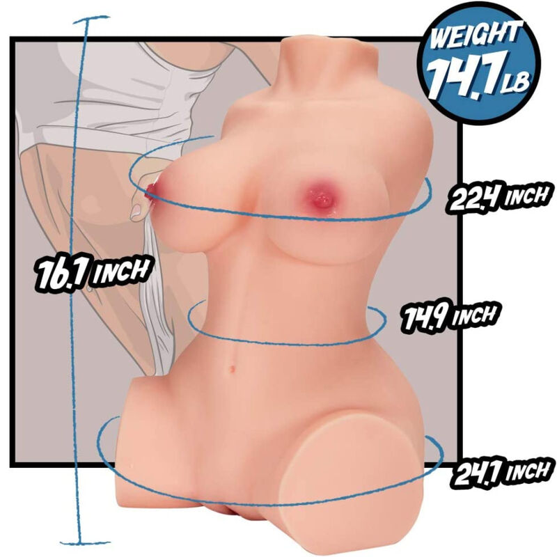 ARMONY - MODELLO REALISTICO DI TORSO FEMMINILE 10 - ARMONY FOR HIM | Lingerie Harness Boutique