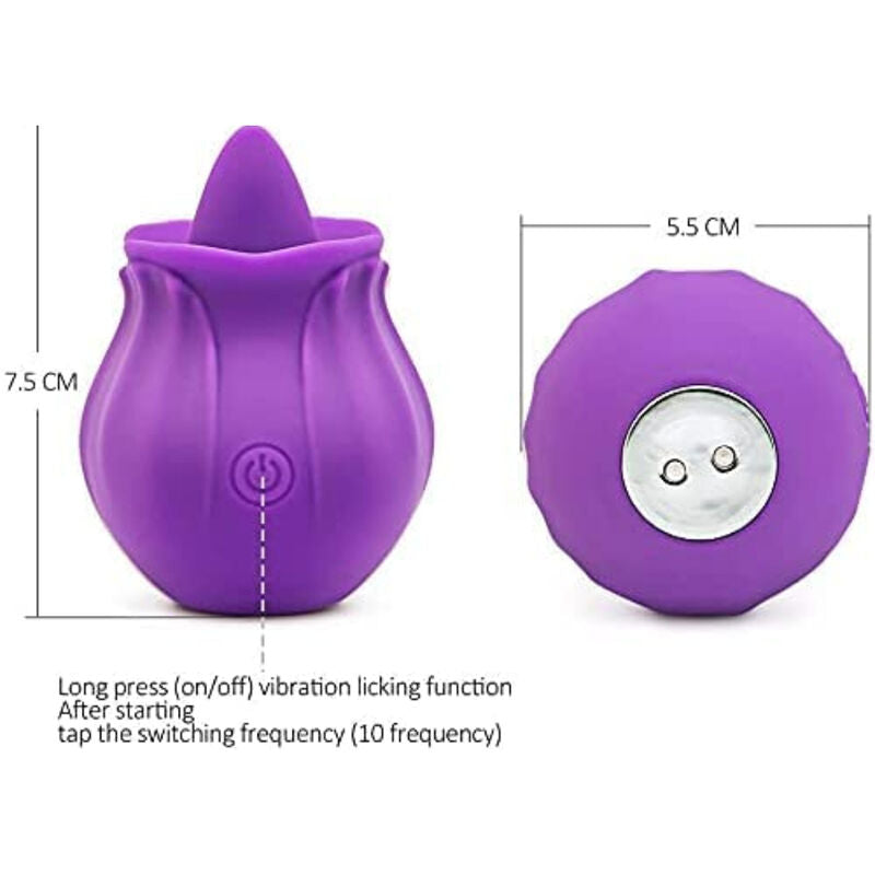 ARMONY - VIBRATORE DI FICHI CON LINGUA - ARMONY STIMULATORS | Lingerie Harness Boutique