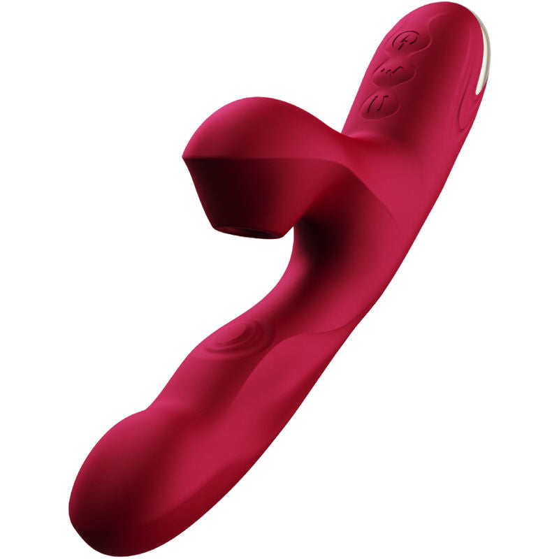 ARMONY - VIBRATORE BUMP E VENTOSA MODELLO 2 BORDEAUX - ARMONY VIBRATORS | Lingerie Harness Boutique