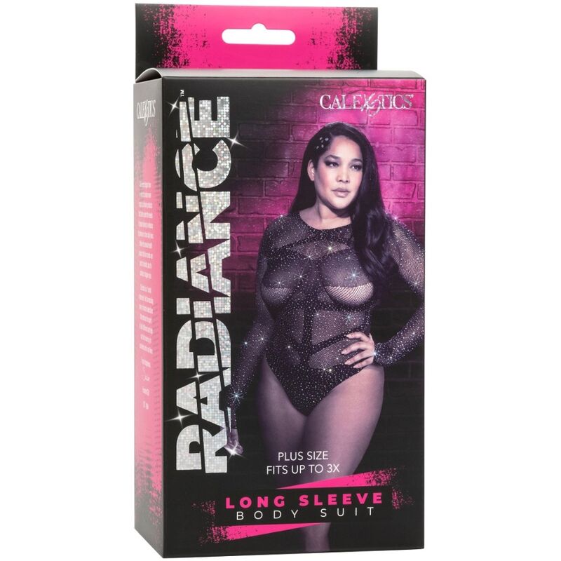 CALEXOTICS - RADIANCE BODY MANICA LUNGA RHINE TAGLIA PLUS - CALEXOTICS | Lingerie Harness Boutique