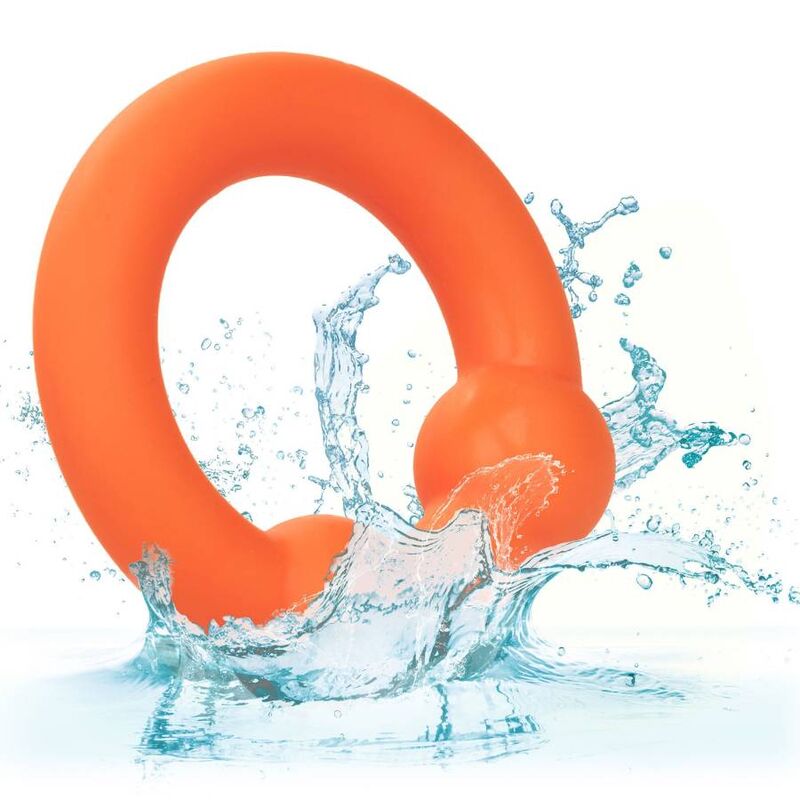 CALEXOTICS - ALPHA ANELLO DUAL BALL ARANCIONE - CALEXOTICS | Lingerie Harness Boutique