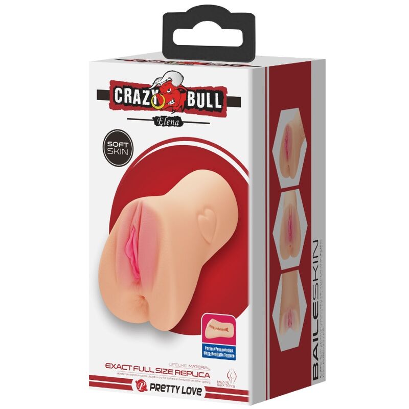 CRAZY BULL - MASTUBADOR A FORMA DI VAGINA DI ELENA - CRAZY BULL | Lingerie Harness Boutique