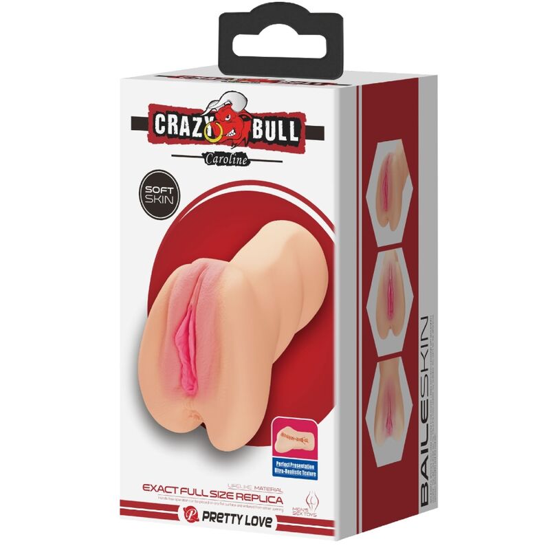 CRAZY BULL - MASTUBADOR A FORMA DI VAGINA CAROLINE - CRAZY BULL | Lingerie Harness Boutique