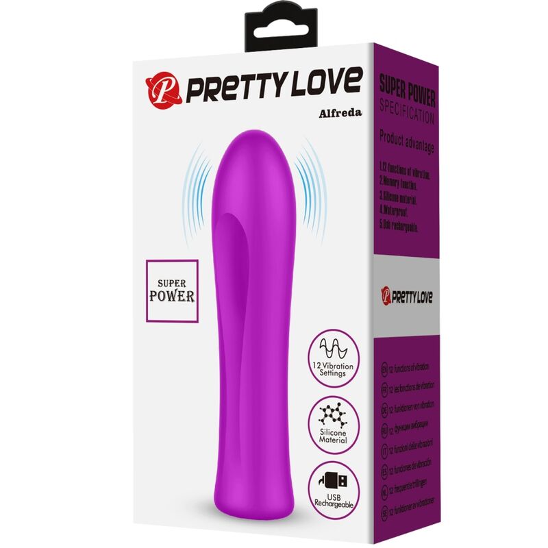 PRETTY LOVE - ALFREDA VIOLA VIBRATORE SUPER POWER - PRETTY LOVE FLIRTATION | Lingerie Harness Boutique