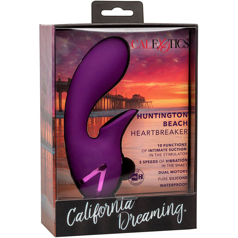 CALEXOTICS - STIMOLATORE HEARTBREAKER DI HUNTINGTON BEACH E VIOLA SUCKER DI CALIFORNIA DREAMING - CALEXOTICS | Lingerie Harness Boutique