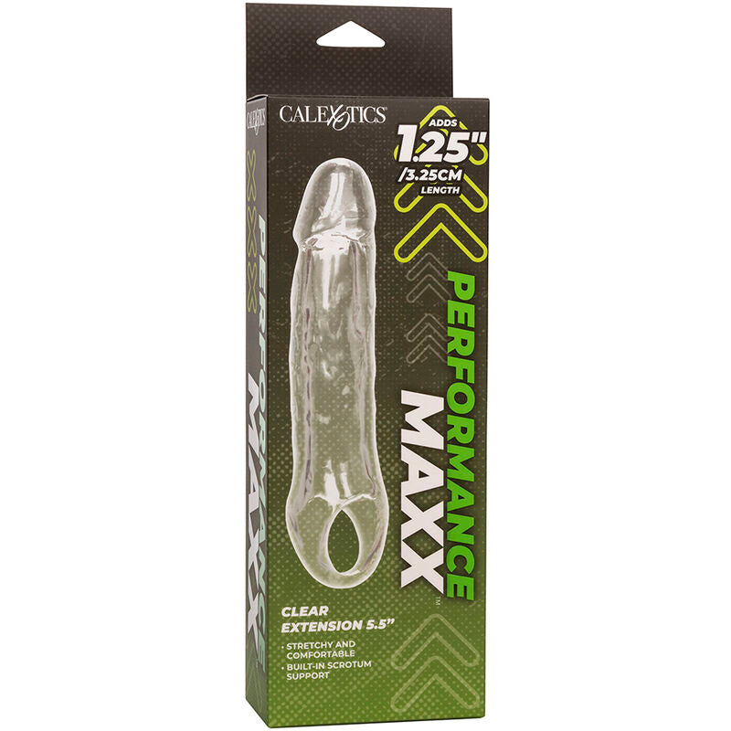 CALEXOTICS - PERFORMANCE MAXX CLEAR EXTENSION 5,5 TRASPARENTE - CALEXOTICS | Lingerie Harness Boutique