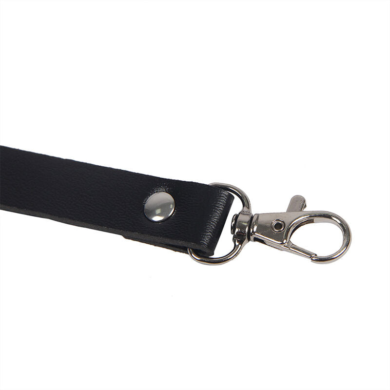 SUBBLIME - PETTORINA CINGHIE REGOLABILI IN PELLE NERO TAGLIA UNICA - SUBBLIME FETISH | Lingerie Harness Boutique