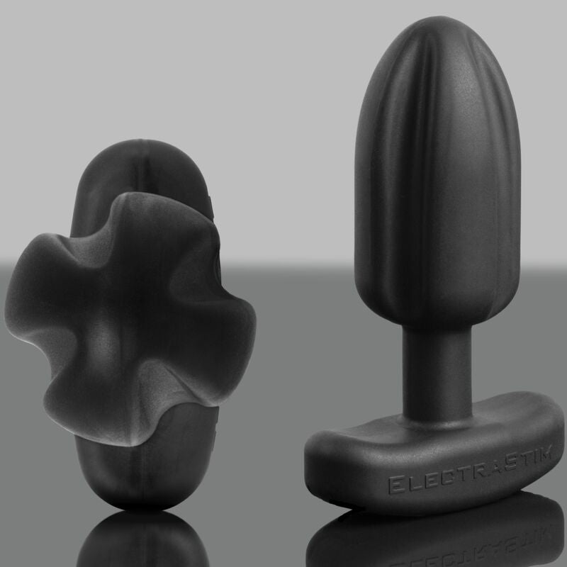 ELECTRASTIM - TARTARUS PLUG ANALE QUADRIPOLARE IN SILICONE NERO - ELECTRASTIM | Lingerie Harness Boutique