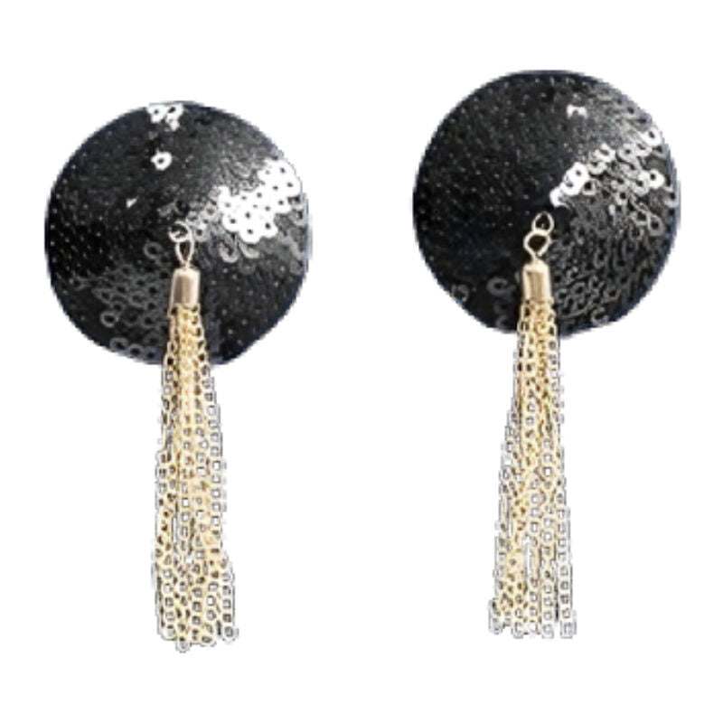 CHILIROSE - CR 4714 COPRI CAPEZZOLI NERO - CHILIROSE ACCESORIES | Lingerie Harness Boutique