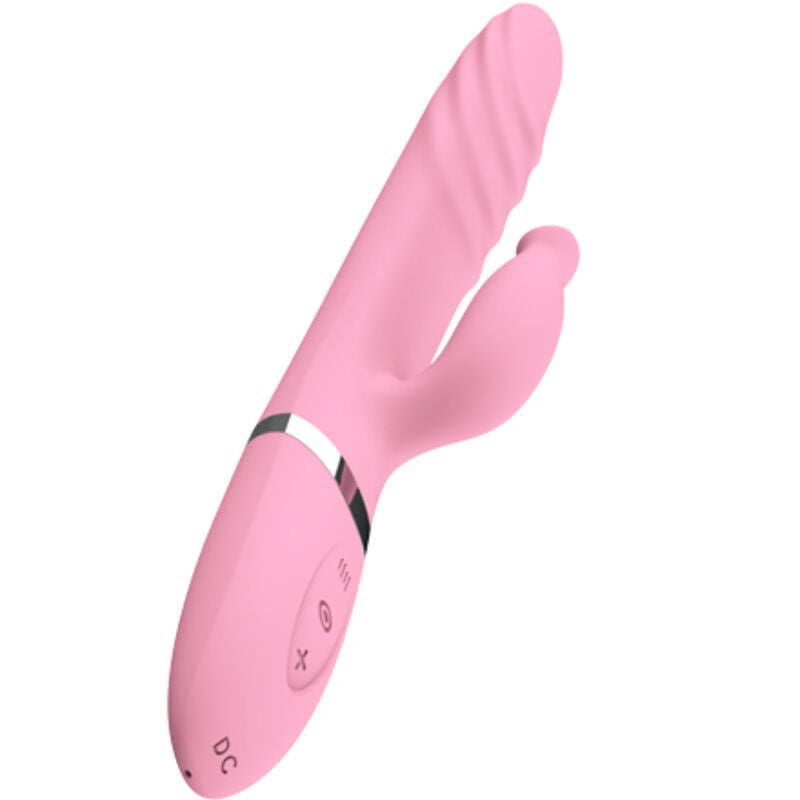 ARMONY - VIBRATORE E SPINTA CON LINGUA ROSA EFFETTO CALORE - ARMONY VIBRATORS | Lingerie Harness Boutique