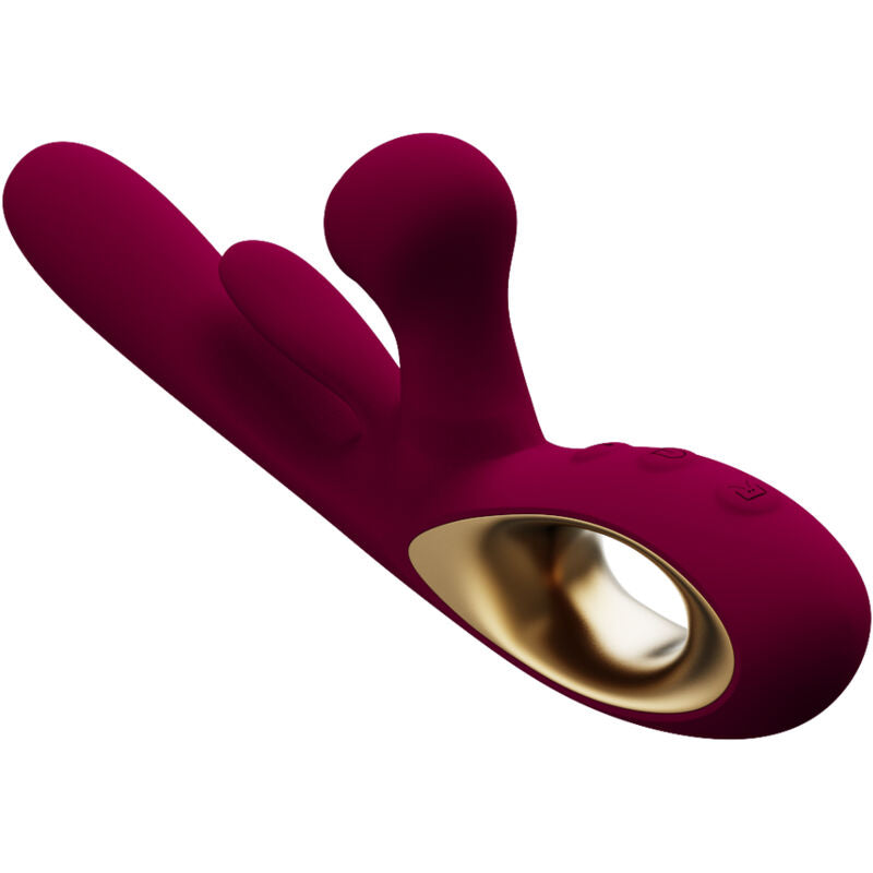 ARMONY - VIBRATORE IMPACT SWING E DOPPIO STIMOLATORE MODELLO 1 BORDEAUX - ARMONY VIBRATORS | Lingerie Harness Boutique