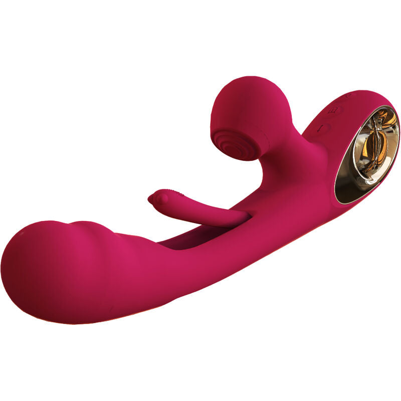 ARMONY - VIBRATORE IMPACT SWING E DOPPIO STIMOLATORE MODELLO 2 BORDEAUX - ARMONY VIBRATORS | Lingerie Harness Boutique