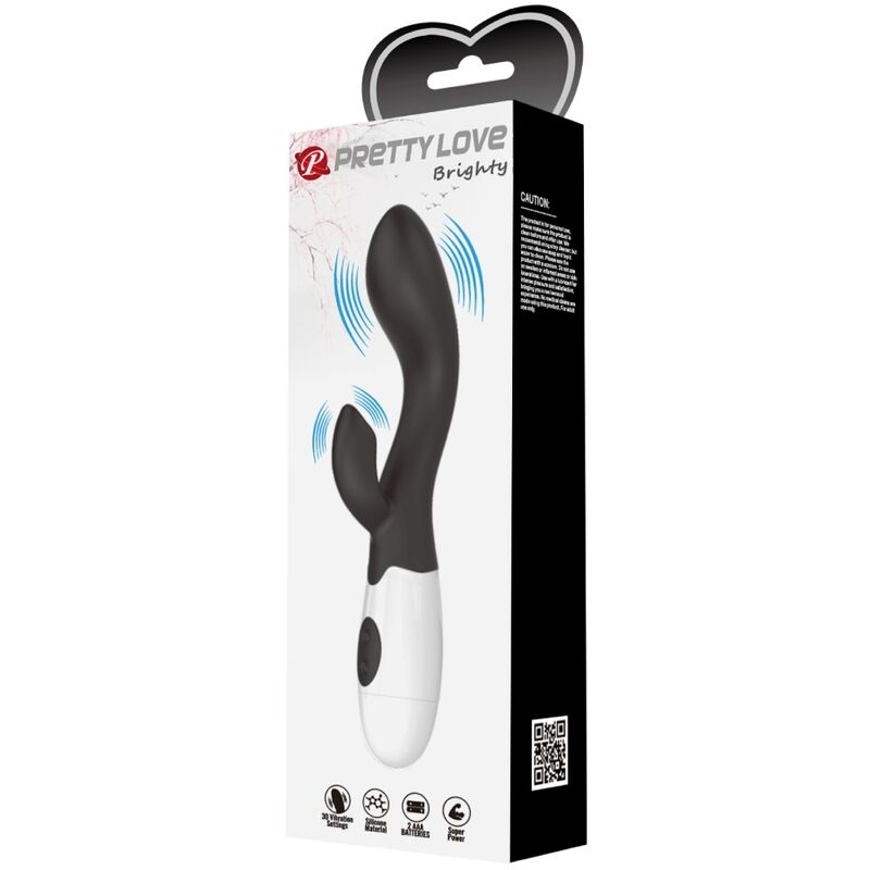 PRETTY LOVE - BRIGHTY VIBRATORE G-SPOT NERO - PRETTY LOVE FLIRTATION | Lingerie Harness Boutique