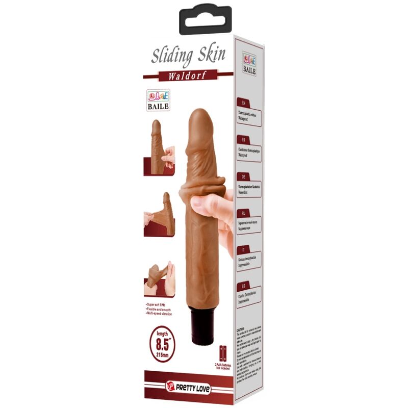 PRETTY LOVE - WALDORF VIBRATORE REALISTICO 18 CM -O- 4 CM - PRETTY LOVE HIGH GRADE | Lingerie Harness Boutique