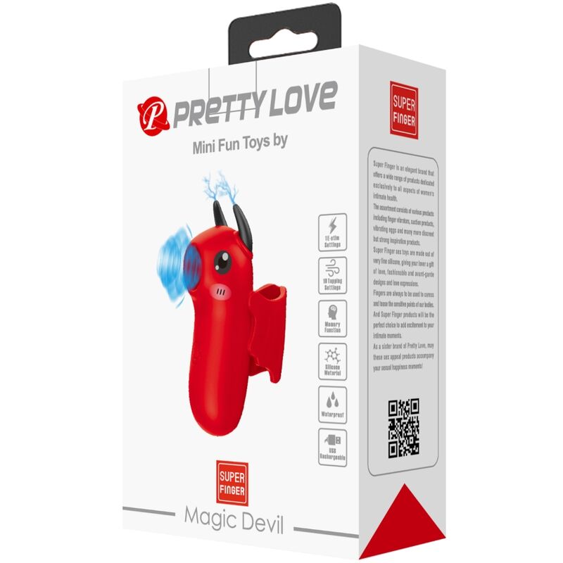 PRETTY LOVE - MINI GIOCATTOLI DIVERTENTI DELLO STIMOLATORE MAGIC DIAVOLO - PRETTY LOVE SMART | Lingerie Harness Boutique