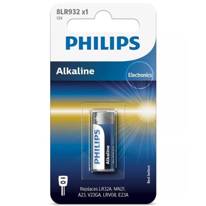 PHILIPS - BATTERIA ALCALINA 12V LR23A MN21 8LR932 BLISTER*1 - PHILLIPS | Lingerie Harness Boutique