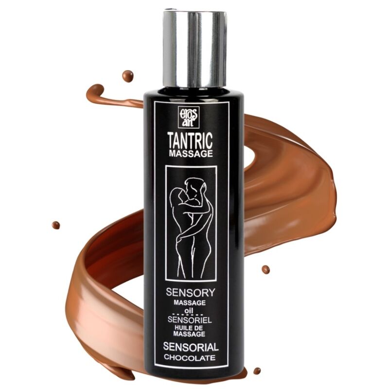 EROS-ART - OLIO DA MASSAGGIO TANTRICO NATURALE E AFRODISIACO AL CIOCCOLATO 100 ML - EROS-ART | Lingerie Harness Boutique