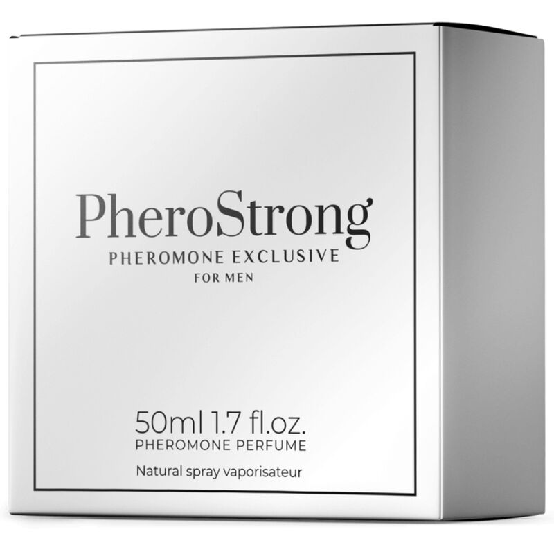 PHEROSTRONG - PROFUMO AI FEROMONI ESCLUSIVO PER UOMO 50 ML - Lingerie Harness Boutique | Lingerie Harness Boutique