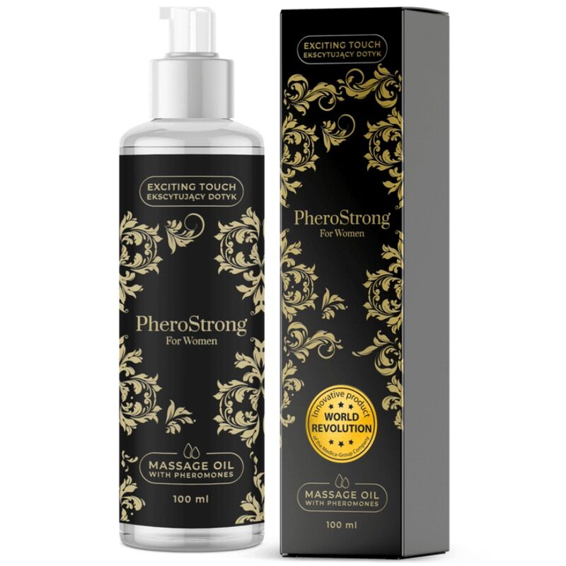 PHEROSTRONG - OLIO DA MASSAGGIO PER DONNA 100 ML - PHEROSTRONG | Lingerie Harness Boutique