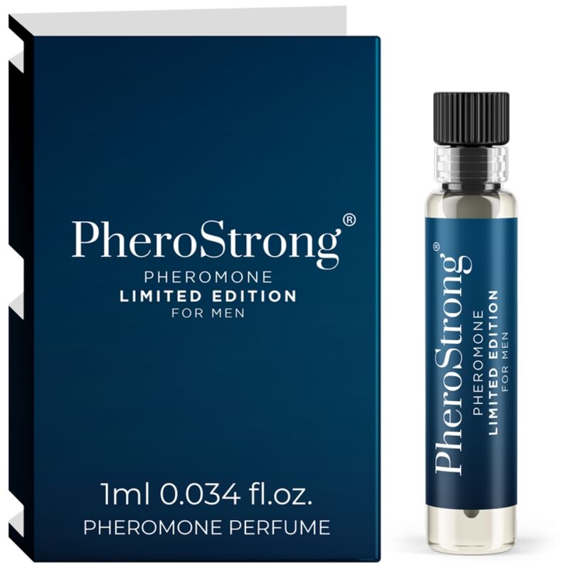 PHEROSTRONG - PROFUMO AI FEROMONI EDIZIONE LIMITATA PER UOMO 1 ML - Lingerie Harness Boutique | Lingerie Harness Boutique
