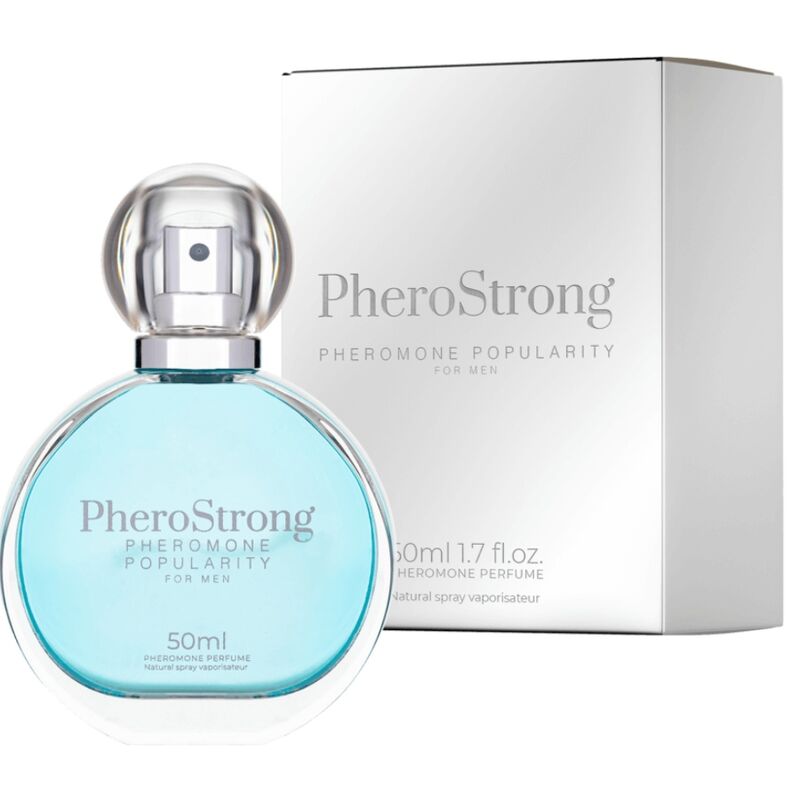 PHEROSTRONG - PROFUMO AI FEROMONI POPOLARE PER UOMINI 50 ML - Lingerie Harness Boutique | Lingerie Harness Boutique