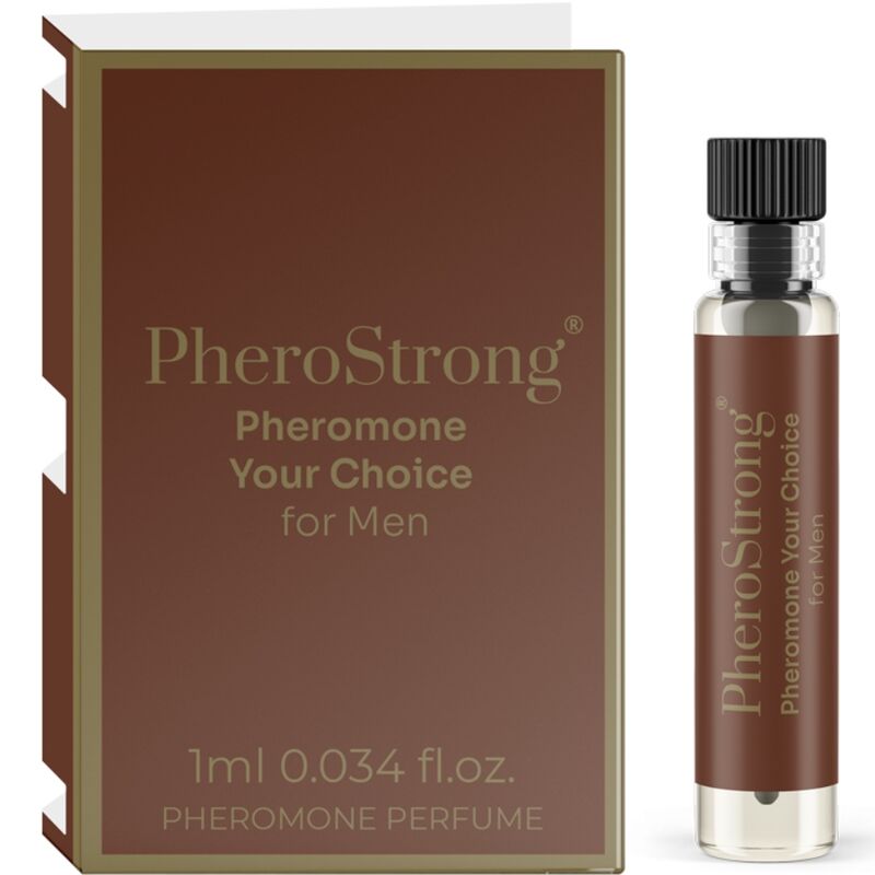PHEROSTRONG - PROFUMO AI FEROMONI A TUA SCELTA PER UOMO 1 ML - PHEROSTRONG | Lingerie Harness Boutique